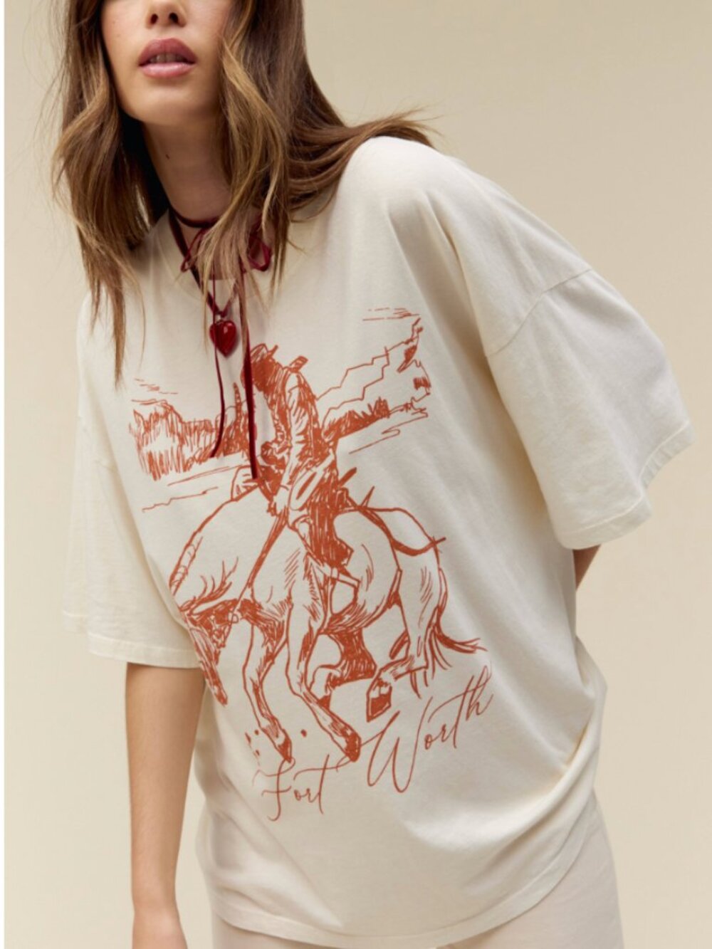 Daydreamer Fort Worth Oversized Graphic Tee